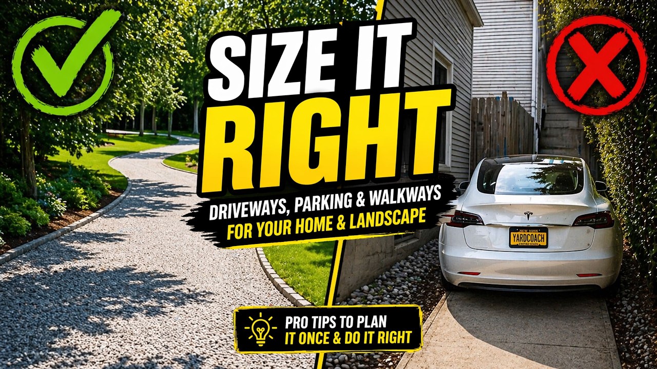 Sizing It Right: Choosing the Ideal Driveway for Your Home and Landscape