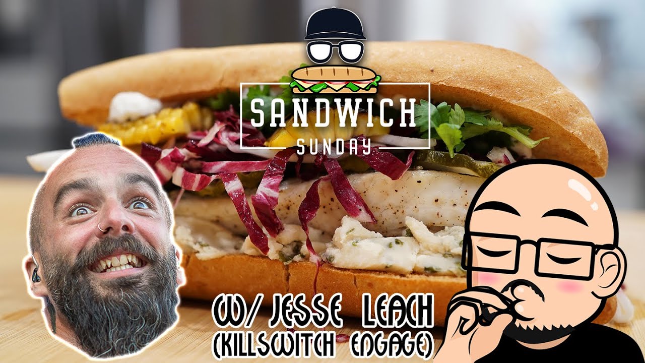 MY FIRST GLUTEN FREE SANDWICH?! Sandwich Sunday w Jesse Leach | @killswitchengage @TimesOfGrace