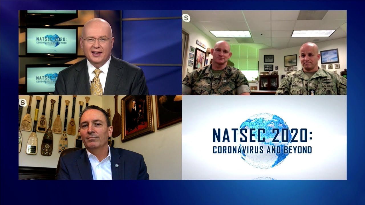 NATSEC 2020: MPCON Smith and Sgt. Maj. Black, with National Executive Director Mike Stevens