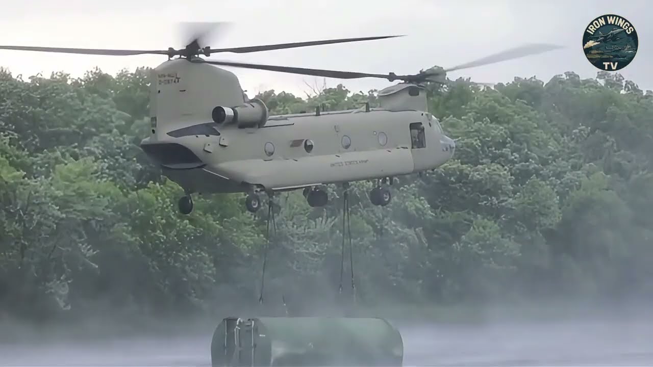 Unstoppable Force: U.S. Army Chinooks Build Floating Bridge for NATO Forces 🇺🇸🇵🇱
