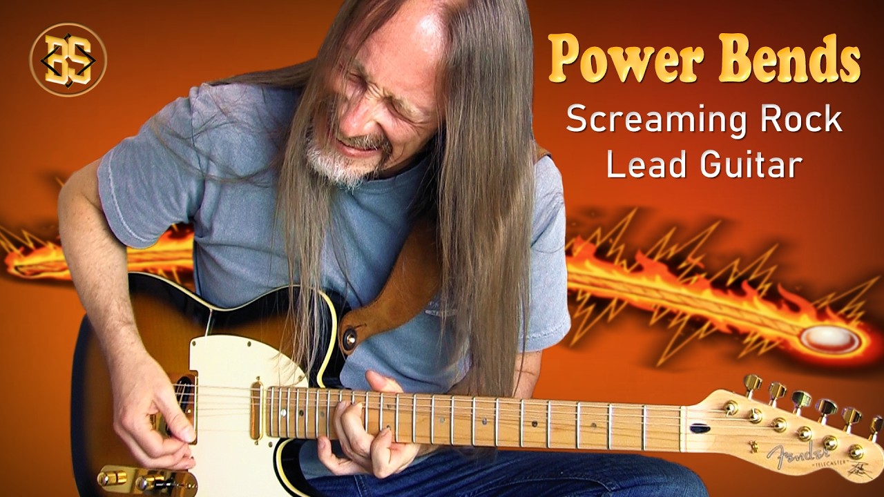Screaming & Powerful String Bends 🎸💥 Rock Guitar Tutorial (GuitarNerdery 056) ENH