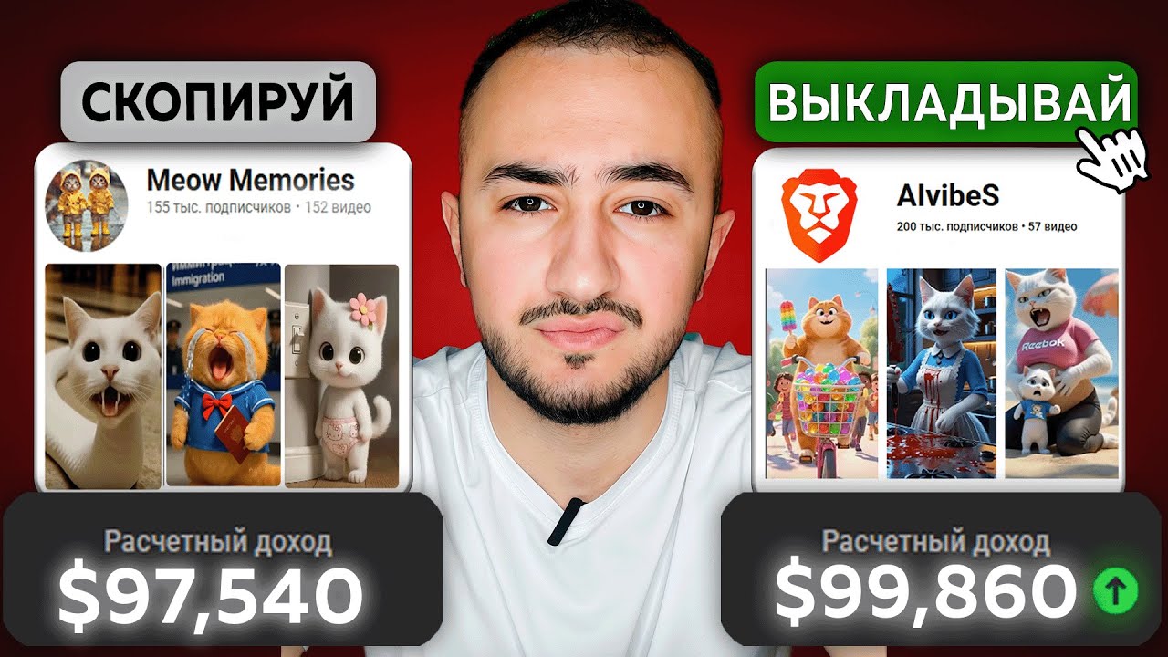 Я Тупо Скопировал Ютуб Канал на $10.000 с Нейросетями (реально работает)