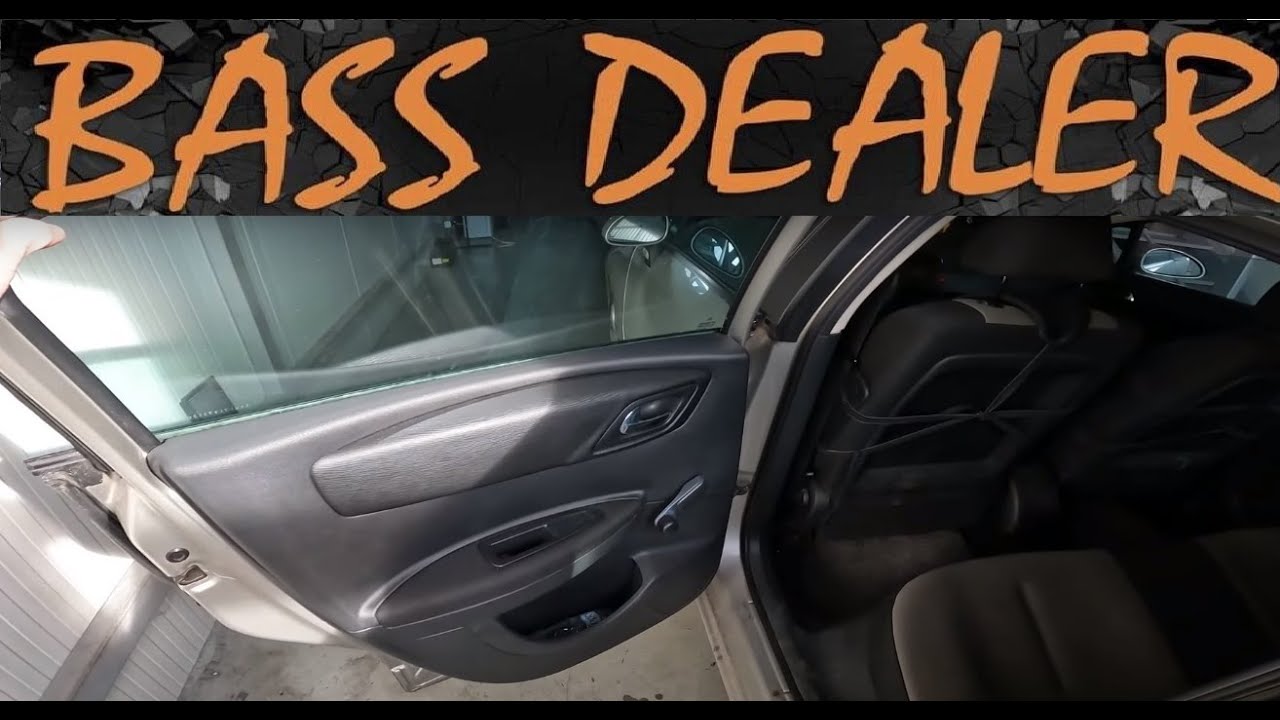 How To Remove Rear Door Panel  / Speaker Removal Citroen C4 Phase I 2004-2008