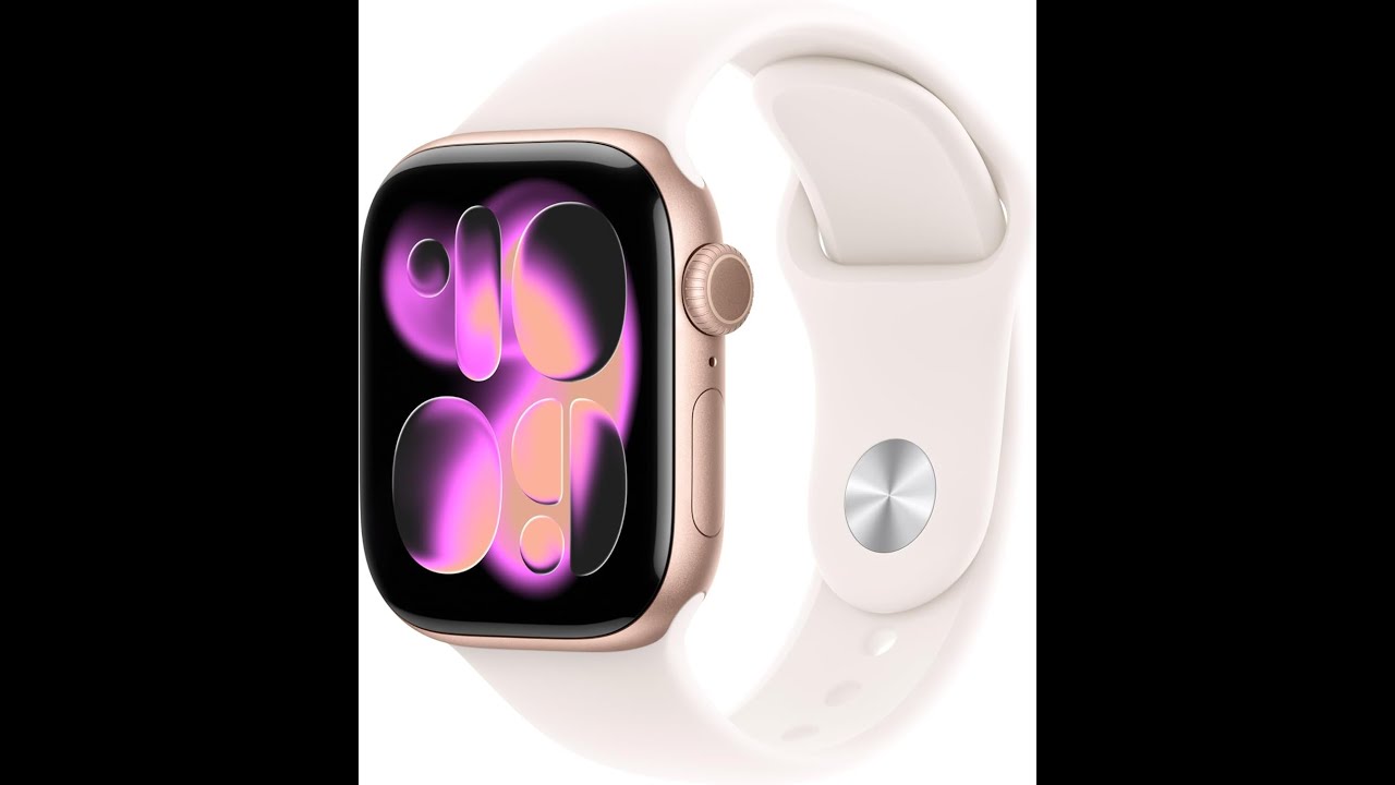 Apple Watch Series 11 [GPS 42mm] Smartwatch with Rose Gold Aluminum Case with Light Blush