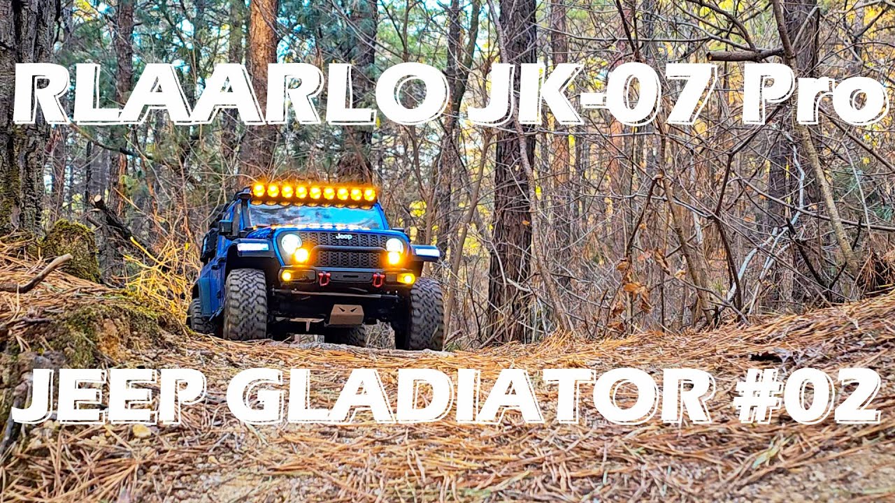 1/7 JEEP GLADIATOR / RLAARLO JK-07 Pro 4X4 RC Car / ASMR / Ep.02