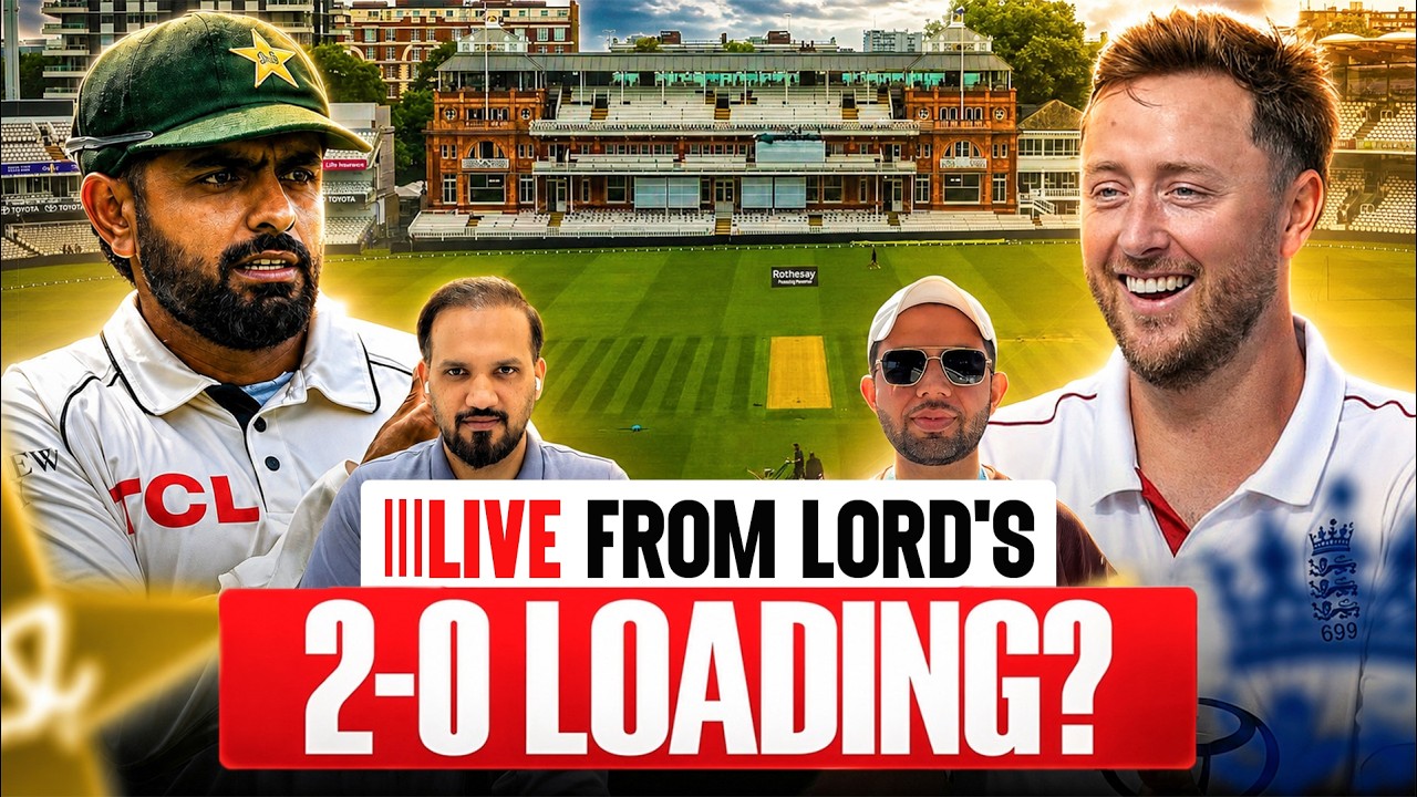 LIVE: ENG vs PAK 2nd Test | Pakistan COLLAPSE at Lord&rsquo;s! | Day 2 Review