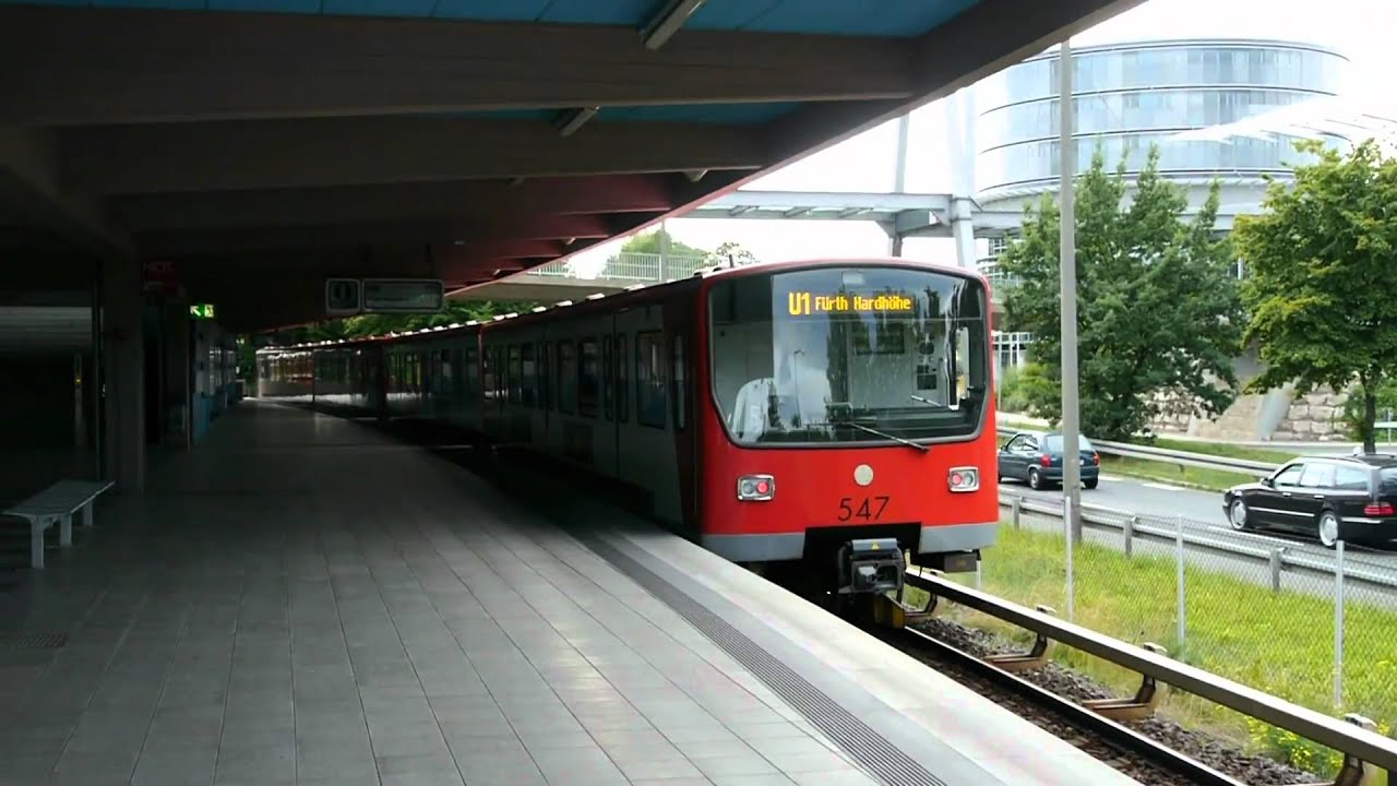 U-Bahn Nürnberg Bahnhof Messe U1 [HD]