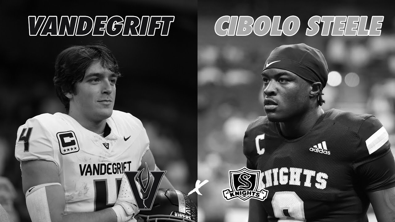 #TXHSFB #23 Vandegrift v #19 Cibolo Steele ALAMODOME BATTLE 2024 Texas High School Football Playoffs