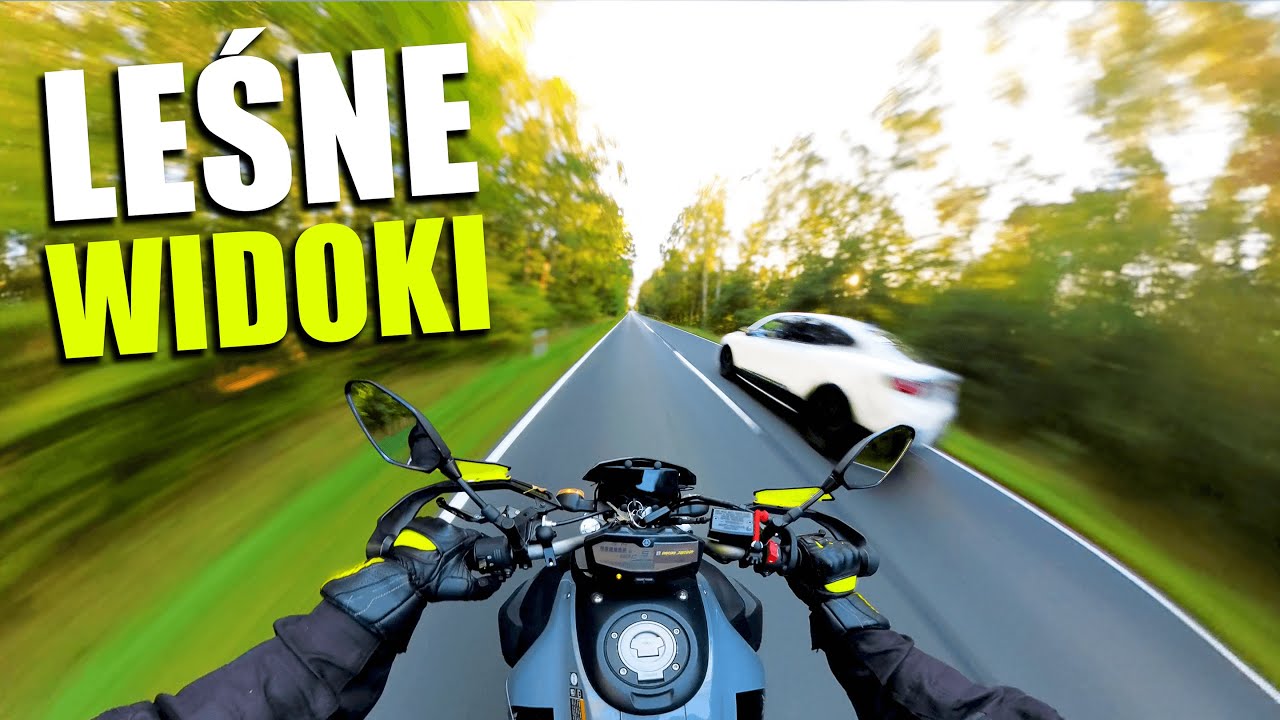 Odkrywanie nowej trasy | Las, delikatne zakręty i Yamaha MT07 + SC Project | POV Ride [4K]