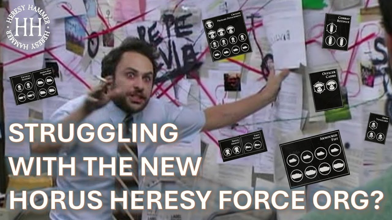 HORUS HERESY FORCE ORGANISATION EXPLAINER! ARE YOUR STILL STRUGGLING WITH IT?