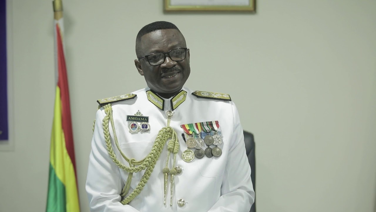Rear Admiral Seth Amoama, Chief of Naval Staff, Ghana Navy