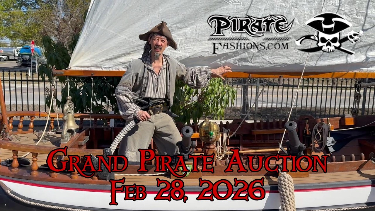 Featured Plunder the Raven Pirate Boat at the Grand Pirate Auction