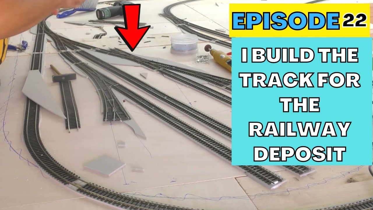 COSTRUISCO IL TRACCIATO PER IL DEPOSITO FERROVIARIO (PLASTICO DANIEL #22)