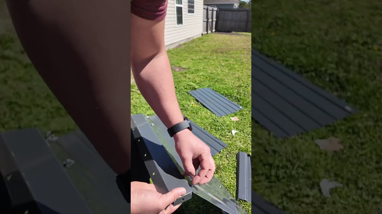 Put this metal raised garden bed together myself and it was way easier than I expected