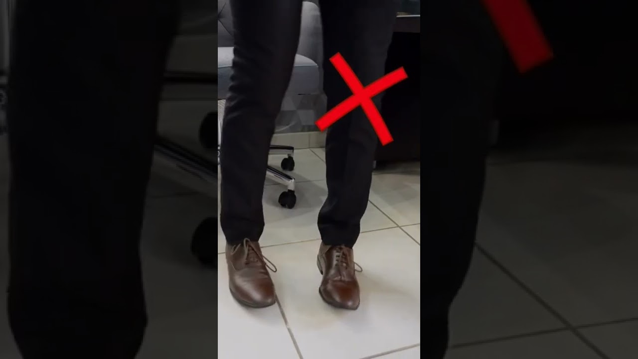 NO utilices este PANTAL&Oacute;N con esos ZAPATOS👞