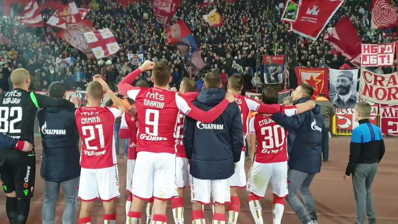 С тобом Црвена звездо ја сам јак | Нова песма | Крај утакмице Црвена звезда - Раднички 3:0
