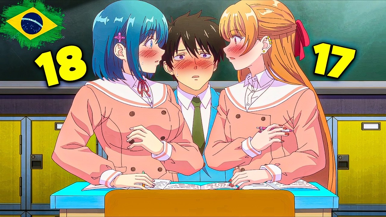 (1-8) Ele Mora Com a Garota Popular do colegial e Acabaram Se Apaixonando! - ANIME RECAP