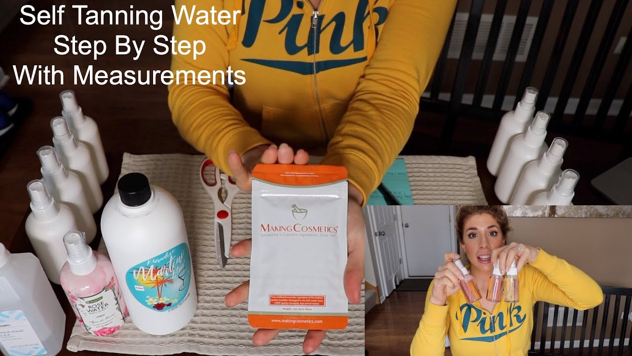 DIY Self Tanning Water