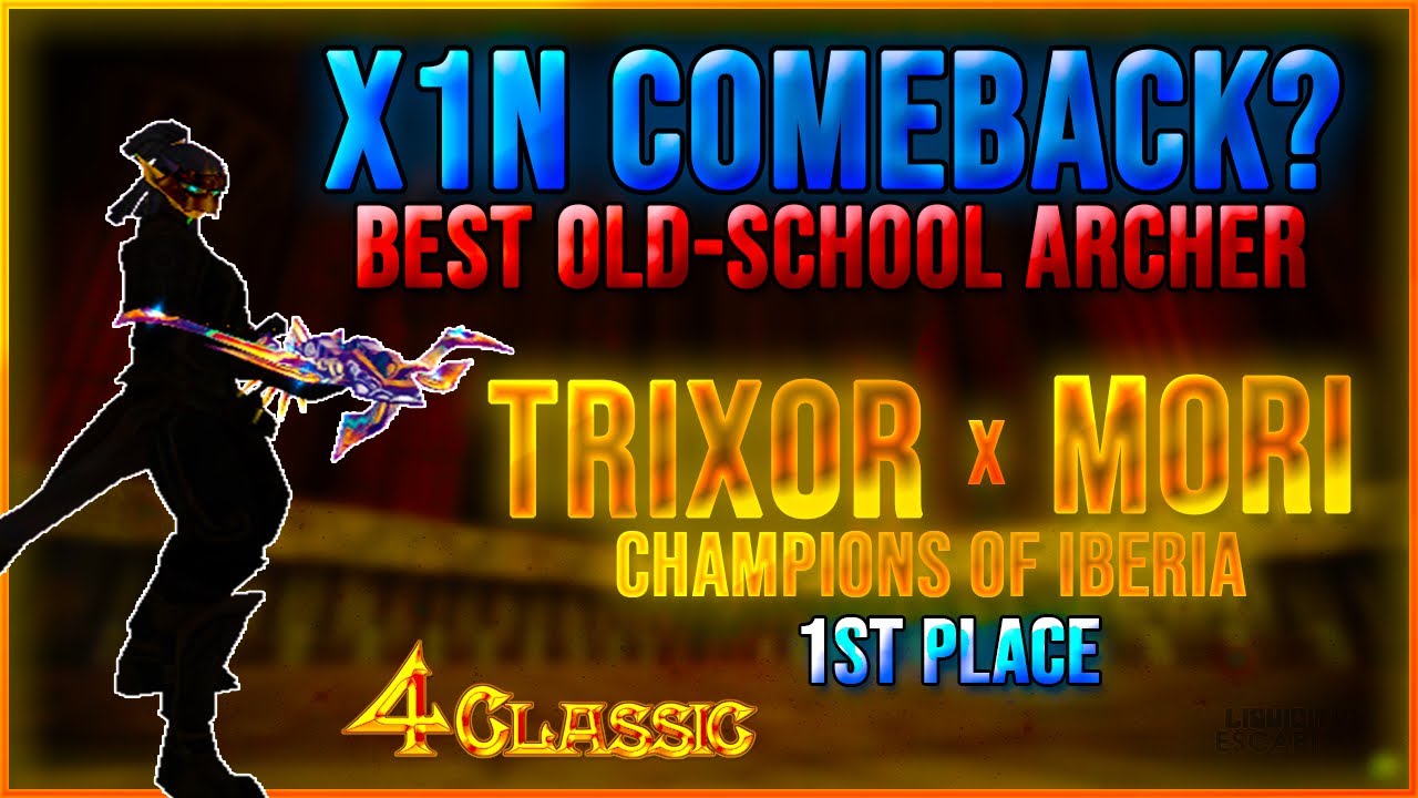 The BEST Oldschool Archer x1n is back? Champions Of Iberia w/ Trix0r & Mori | 4Story 4Classic