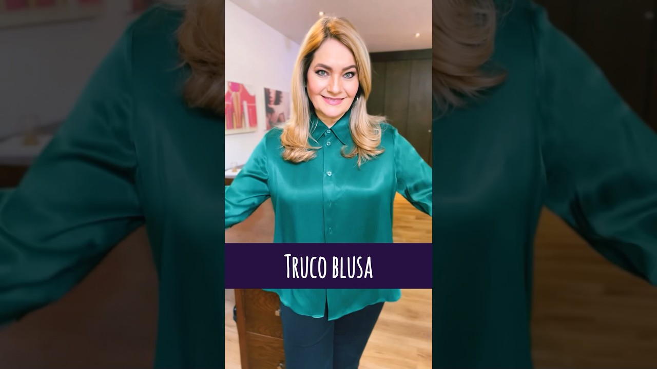 TRUCO BLUSA 👚 #quemepongo #rossygarbbez #stylehacks #fashionhack #tipsparamujeres #blusasdemoda