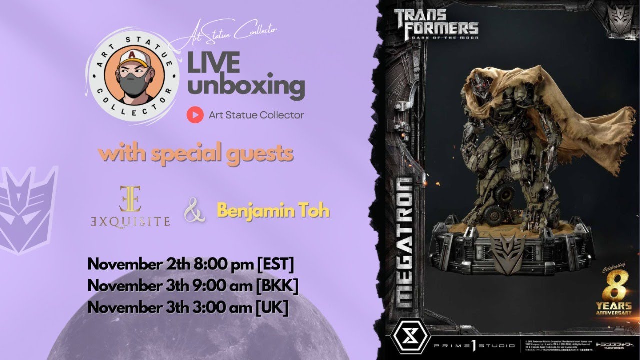 Megatron [Live Unboxing] | Prime 1 Studio