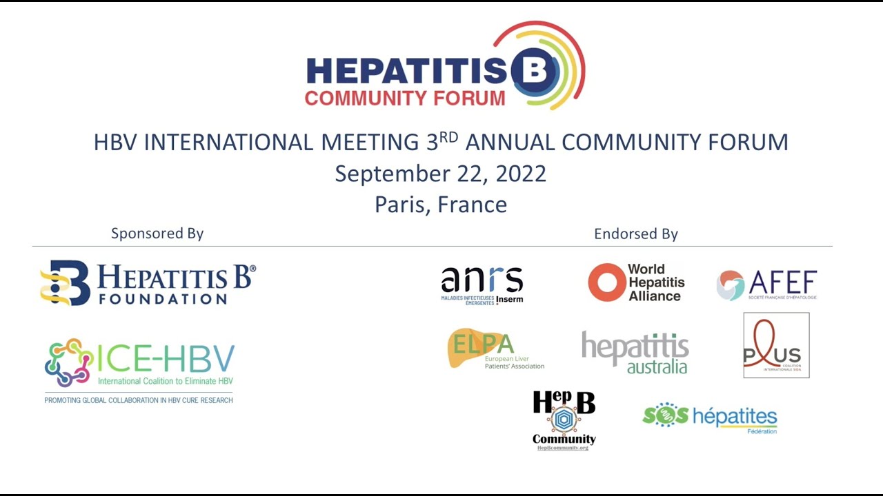 2022 HBV Community Forum
