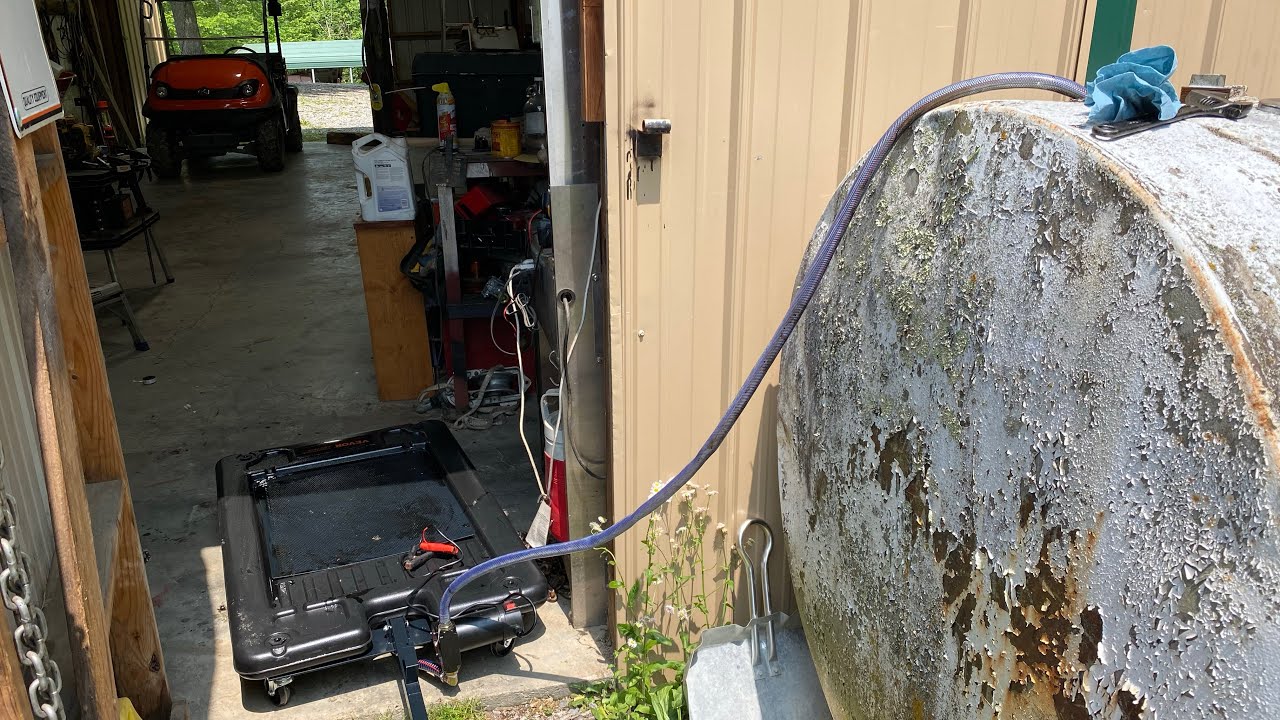 Awesome New Oil Drain Pan by VEVOR! 17 gal capacity with electric pump