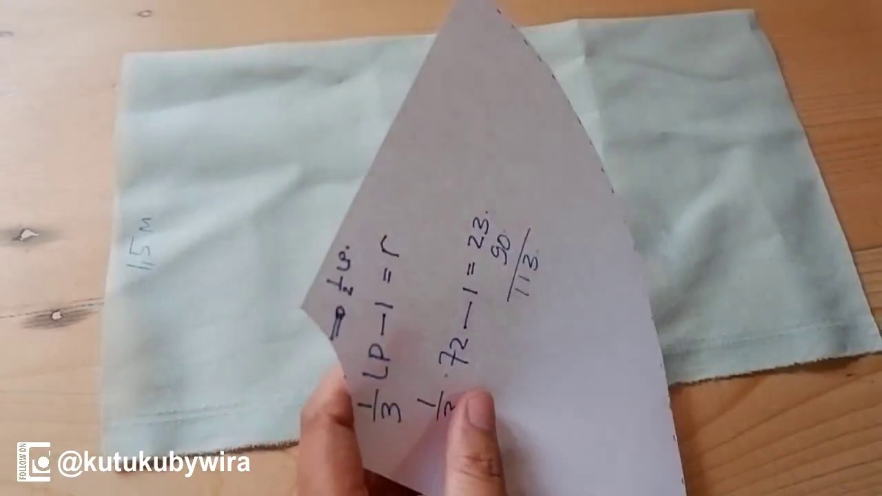 Cara Menjahit Rok Setengah Lingkaran yang lengkap dan mudah