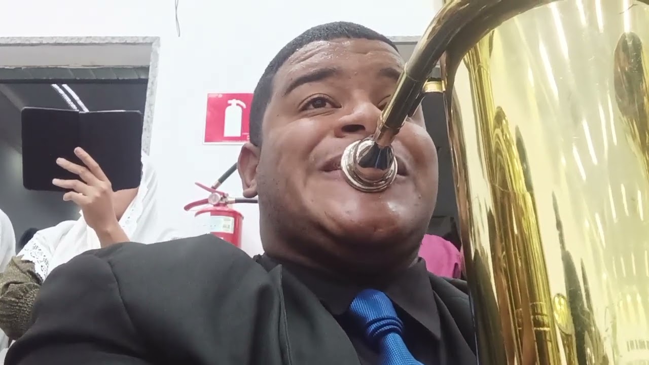 Hino 35 subdividido H5- Eis que multidão mui grande 🙌🏾🔥 #tuba #hinosccb #baixo #ensaio #ccb #louvor