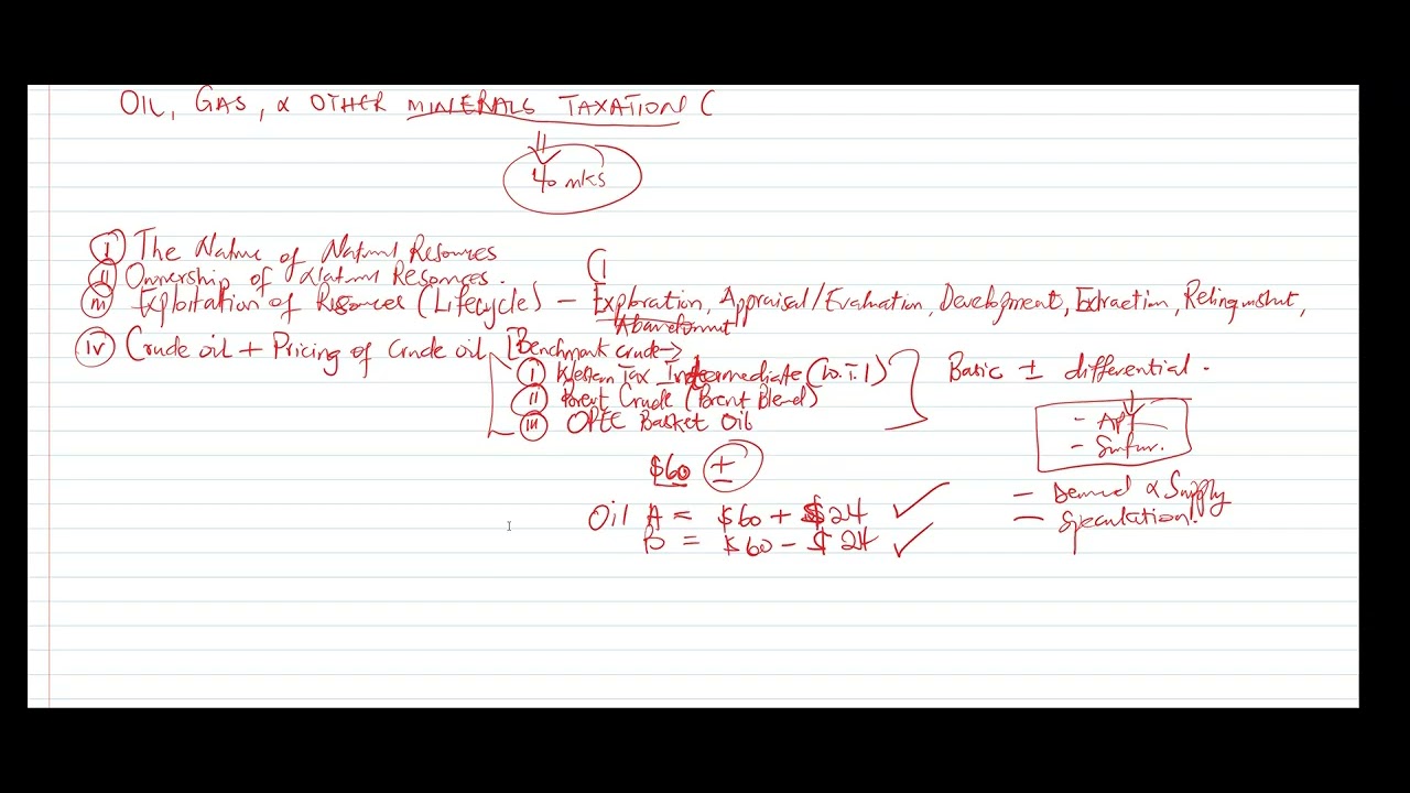 Oil and gas mastermind Class 1 - Natural resources in Ghana
