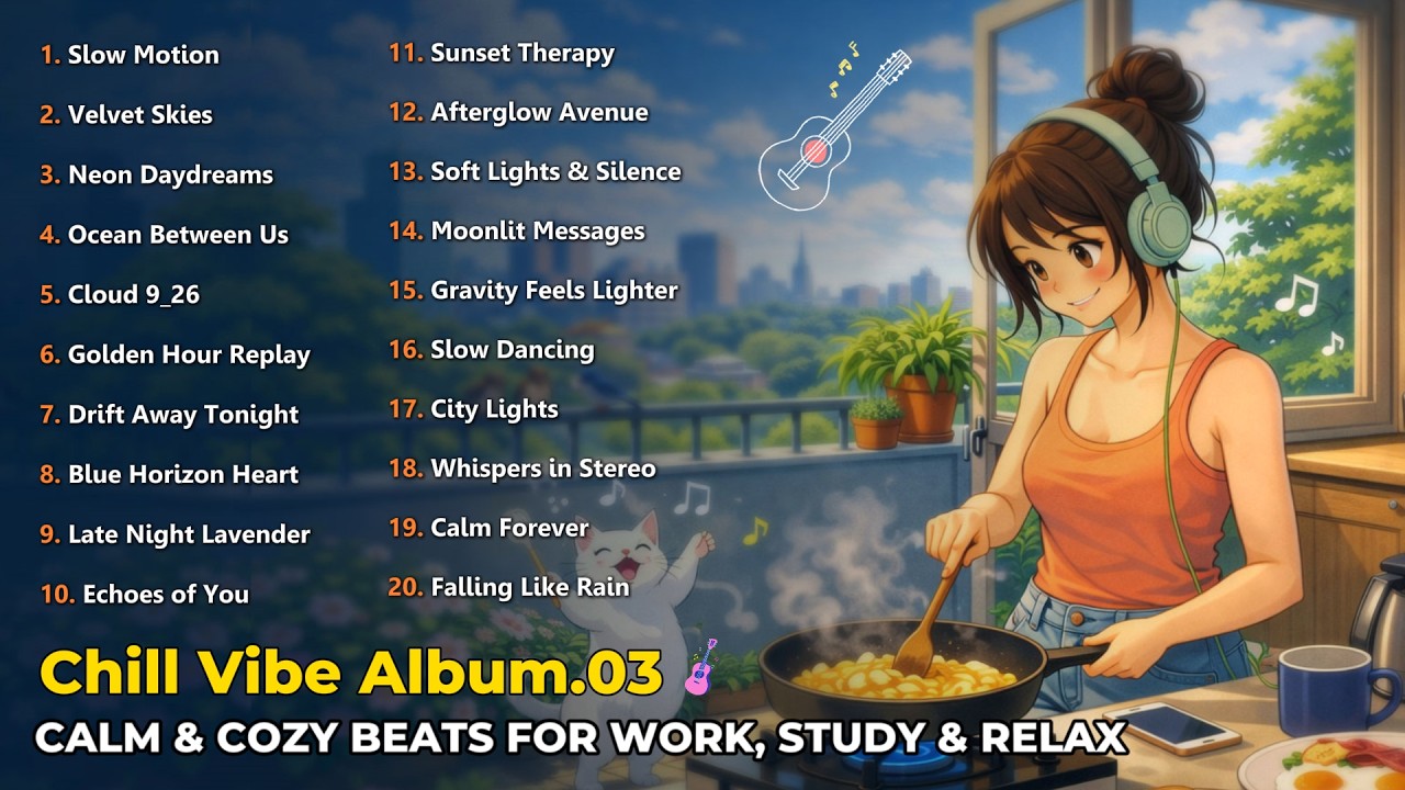 Chill Vibe Album.03 | Calm & Cozy Beats for Work, Study & Relax