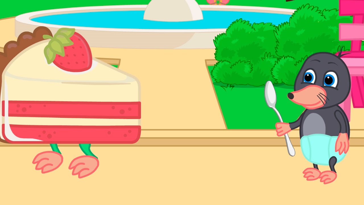 Benny Mole and Friends - Cake Hunt Cartoon for Kids