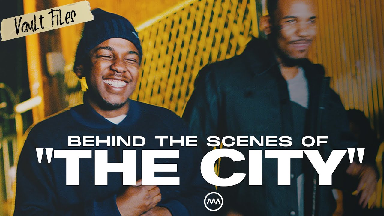 Kendrick Lamar & Game on set with Matt Alonzo (BTS)