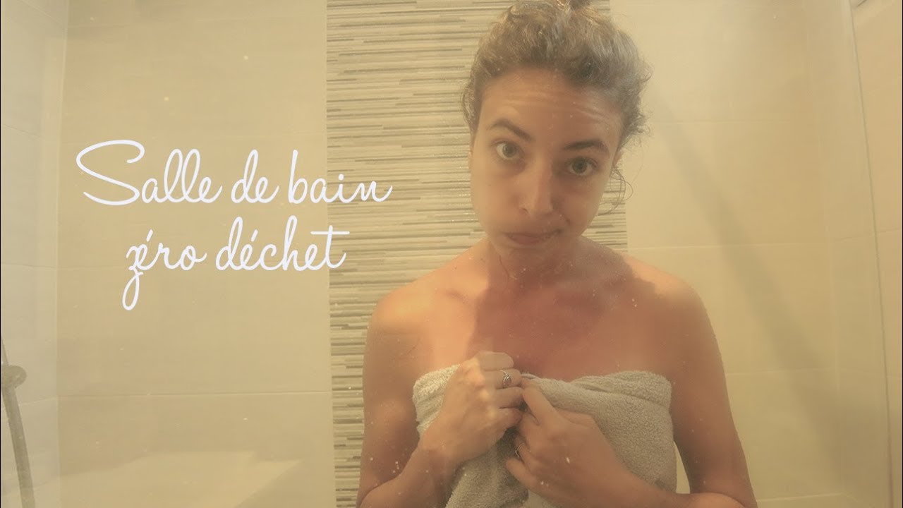 Salle de bain : routine zéro déchet et minimaliste.