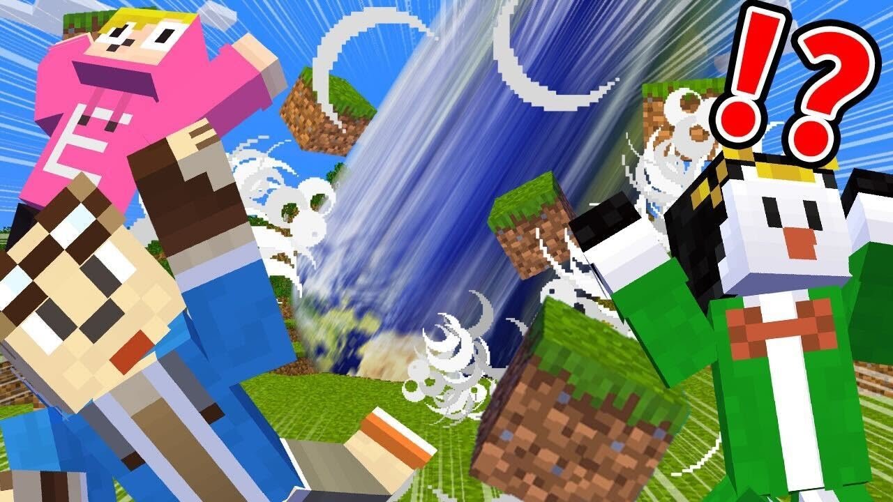 一度敗退した超絶鬼畜難易度「地球が落ちてくるマインクラフト」にリベンジしてみた【マイクラ】