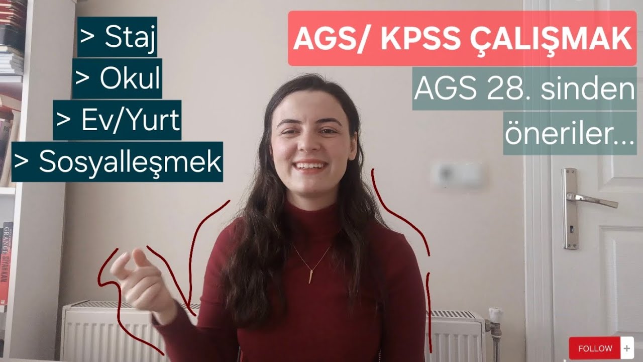 AGS/ KPSS SÜRECİNDE STAJ ~ DERS DENGESİ!!!