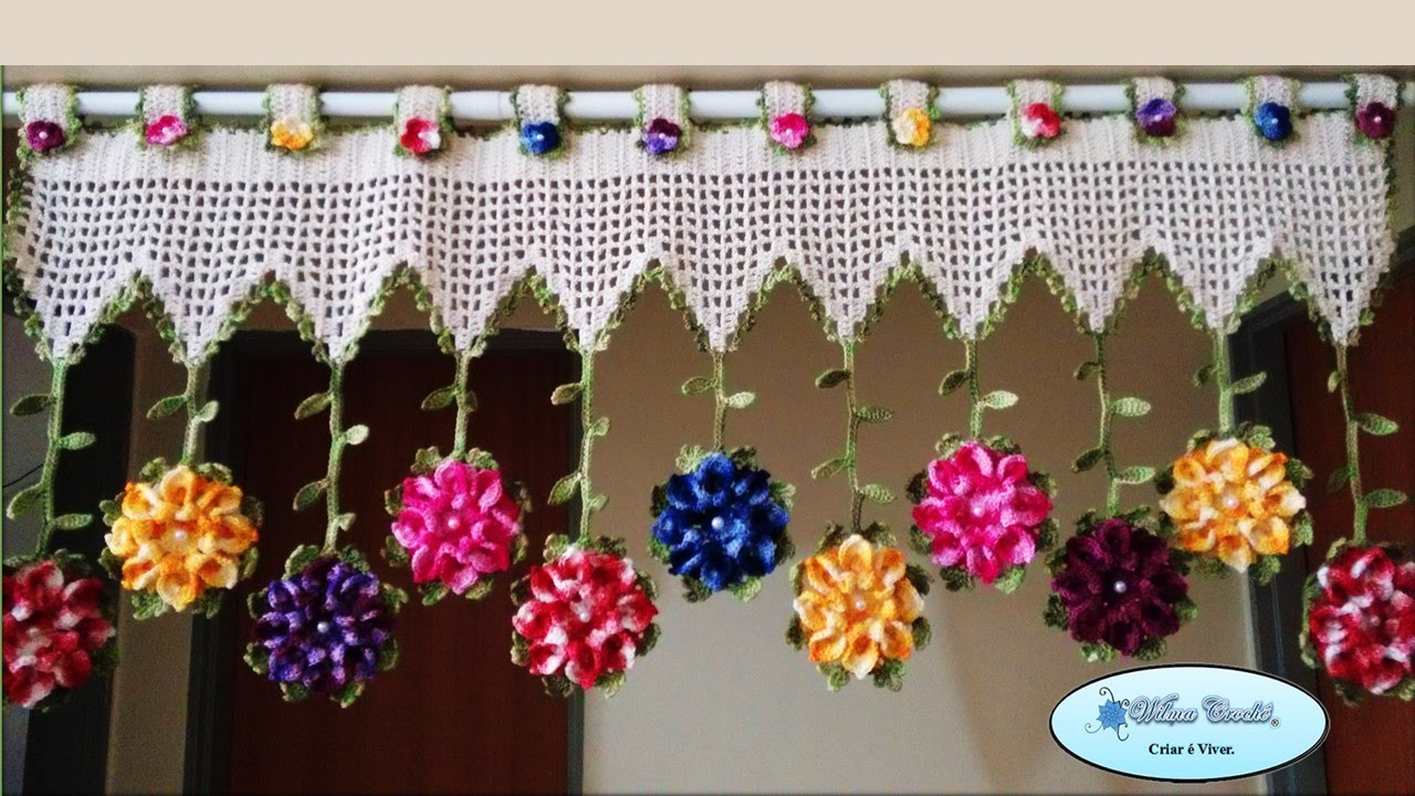 Bandô Primavera por Wilma Crochê - Parte: 1/2