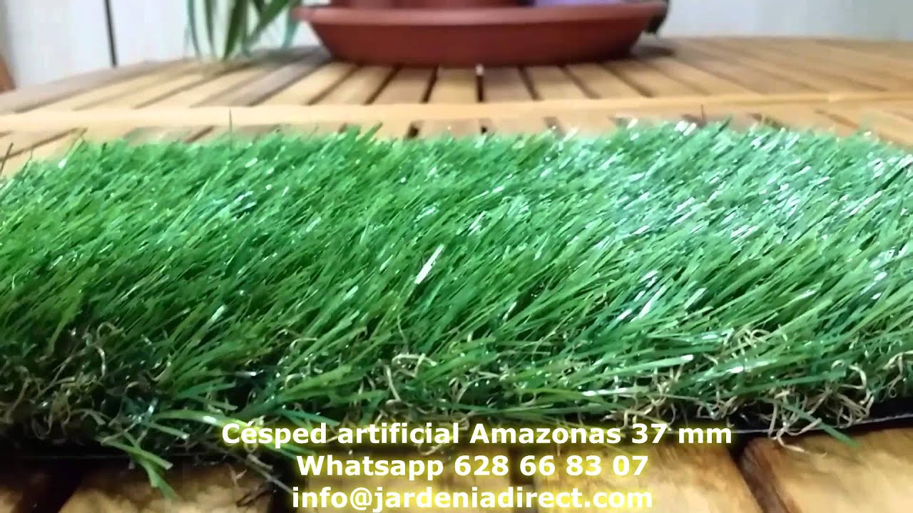 Cesped Artificial Amazonas de 37 mm jardeniadirect.com