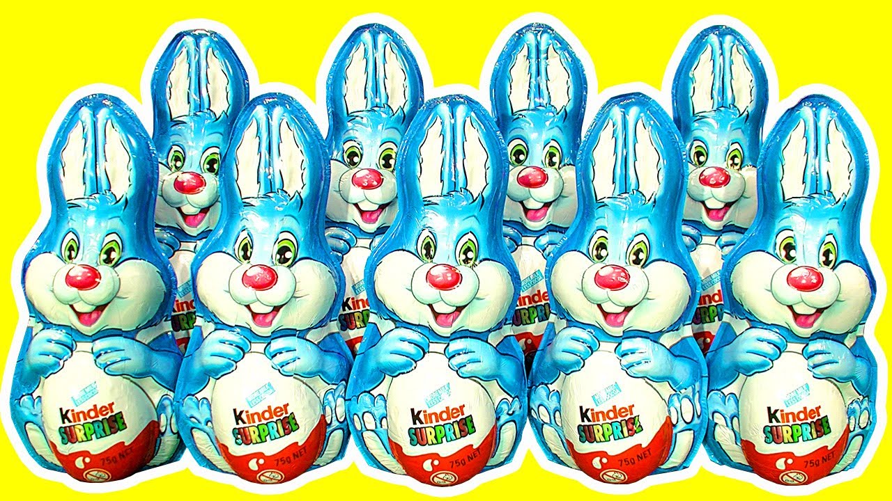 10 Kinder Surprise Bunny Counting Song 1-10 Ultimate Surprise Easter Egg Toys