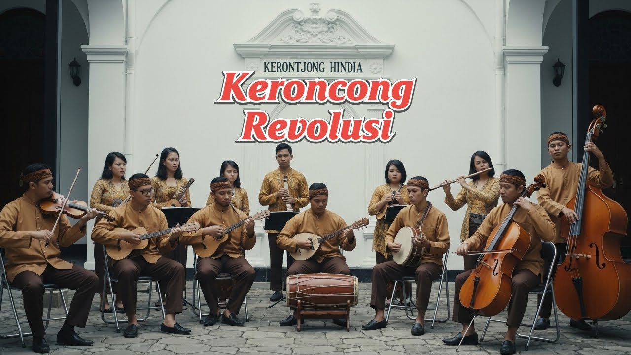 Suara Keroncong Zaman Kolonial | Musik Cafe Vintage