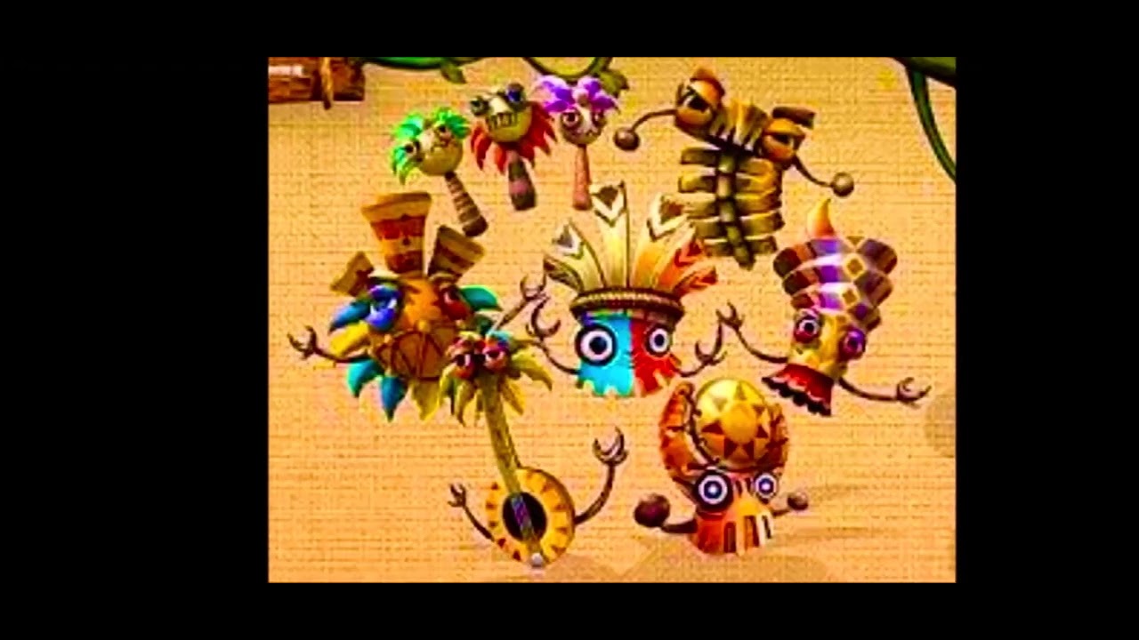 Donkey Kong Country Returns : Tiki Tribe Music Super Fast, Fast, and Normal high Pitch