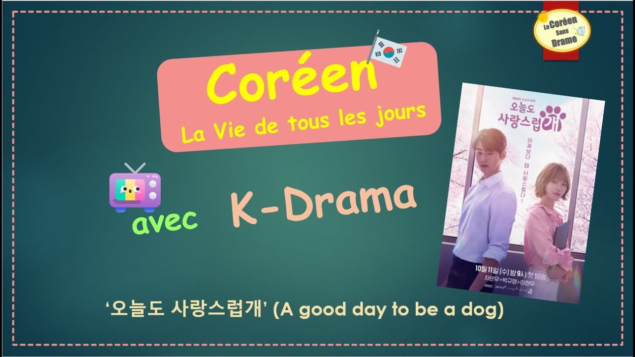 Expressions en coréen de la Vie de Tous Les Jours avec KDrama #2 [A good day to be a dog]