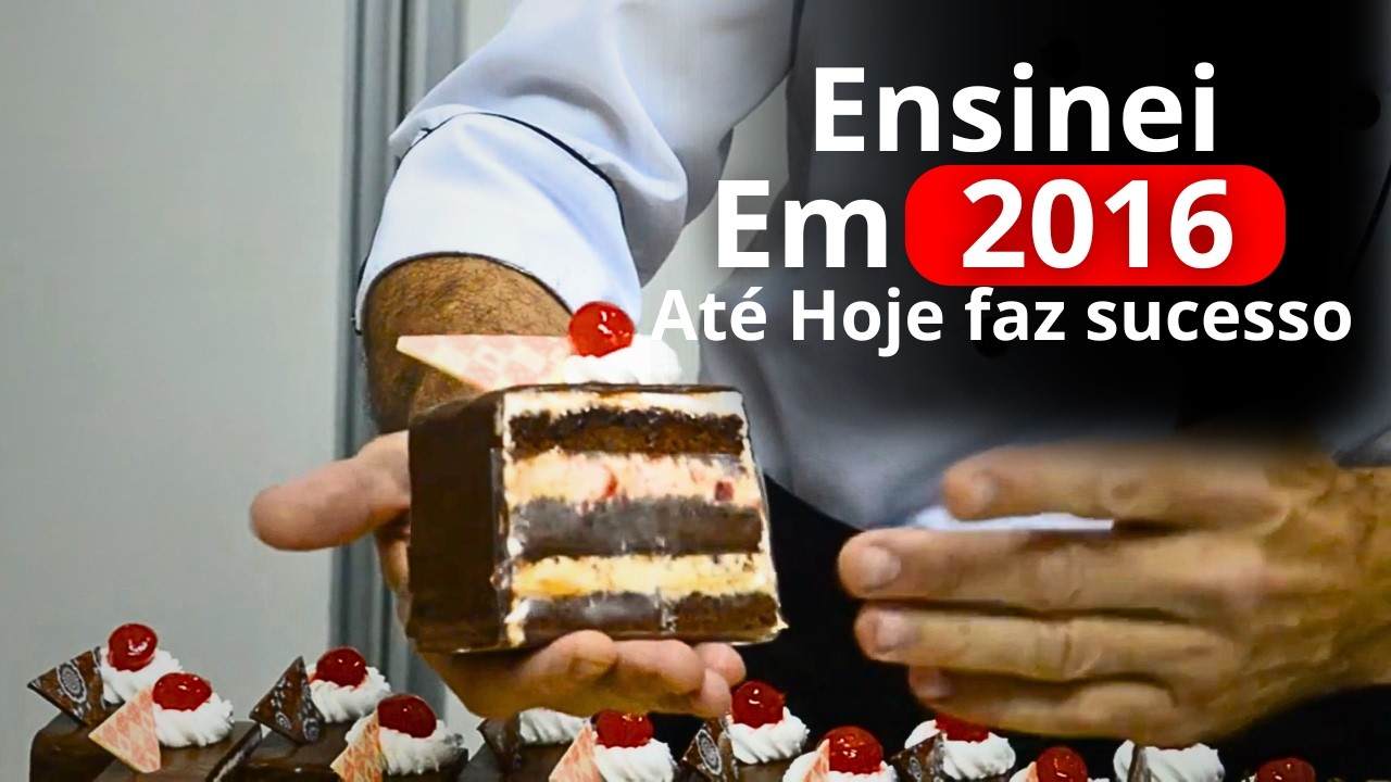 O pedaço de bolo que fez e faz sucesso nas confeitarias do Brasil