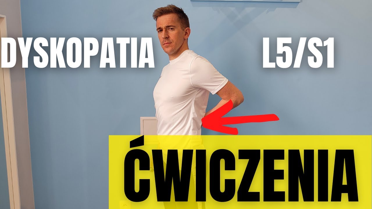 DYSKOPATIA L4/L5 L5/S1 BEZPIECZNE ĆWICZENIA✅✅