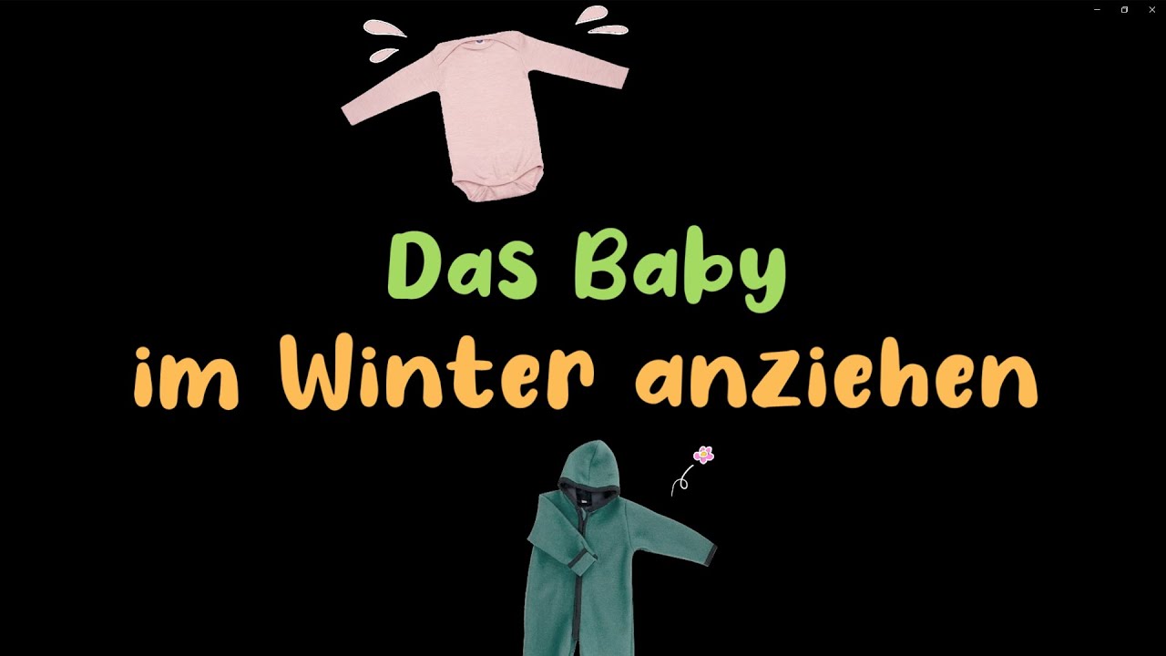 Das Baby im Winter anziehen?