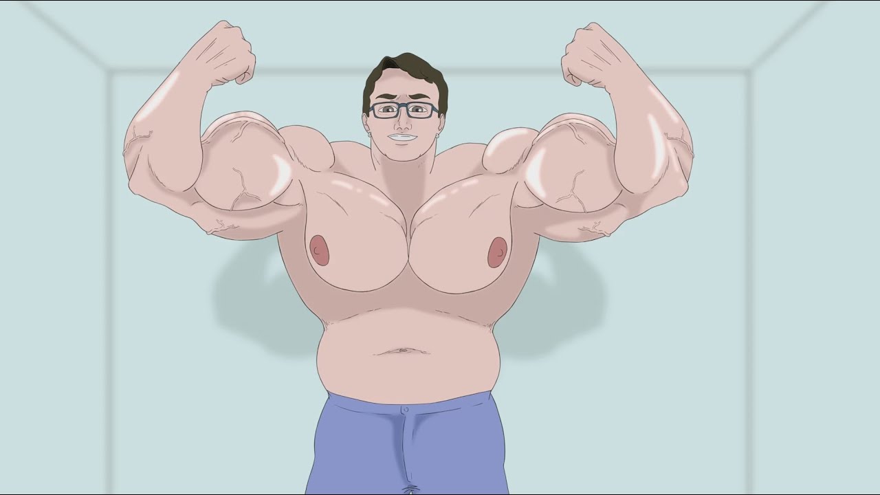 TOO MANY BULKY BARS - Muscle Growth Animation