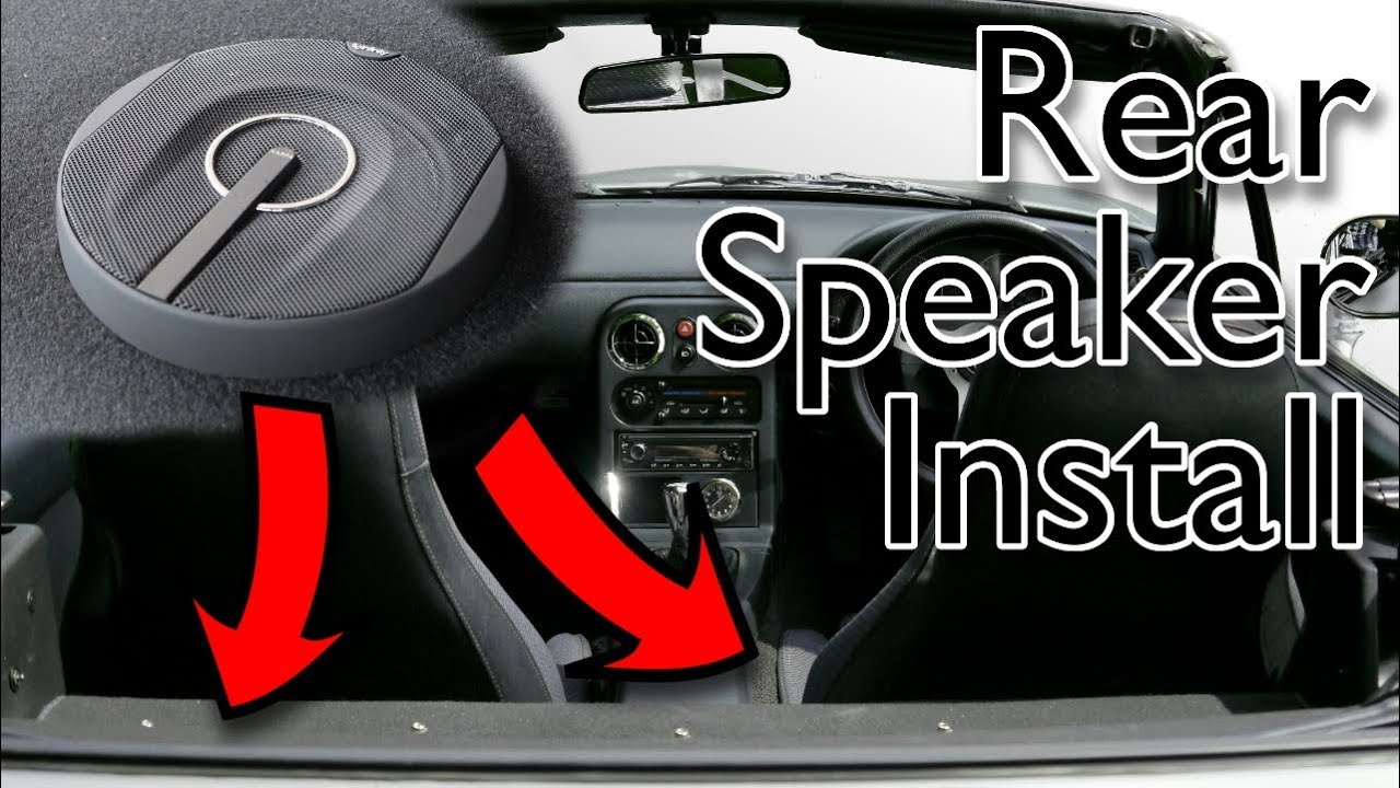 MY MX5: Rear parcel shelf speaker install & restoration