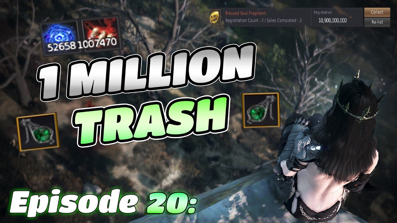 1 MILLION TRASH at HEXE SANCTUARY | BDO Progression - Episode 20