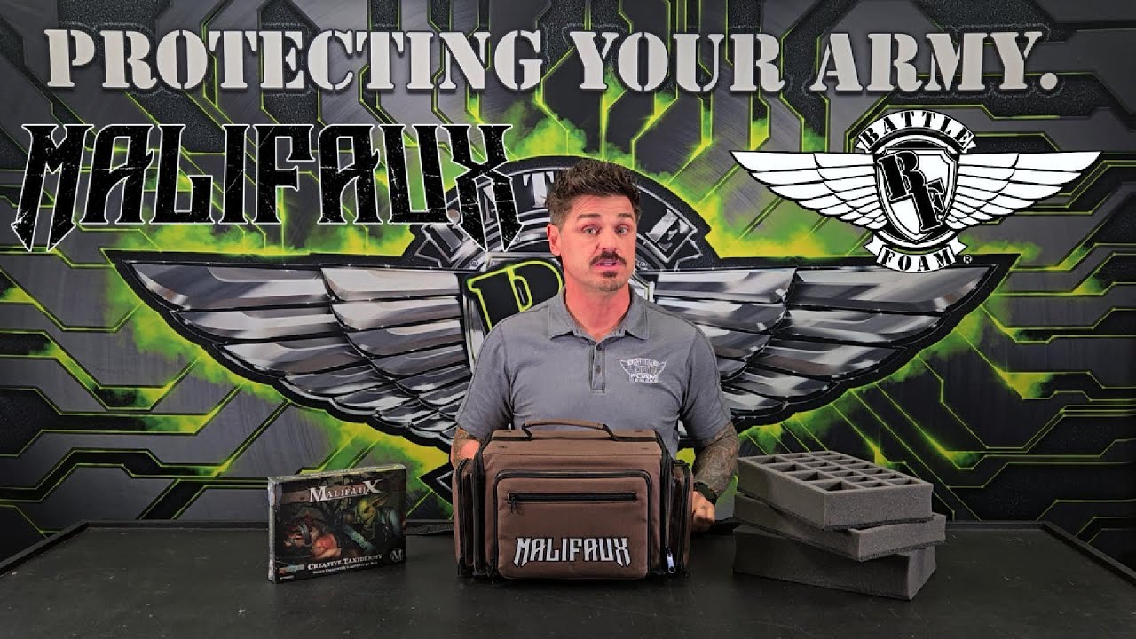 Introducing the New Battle Foam Malifaux Bag!