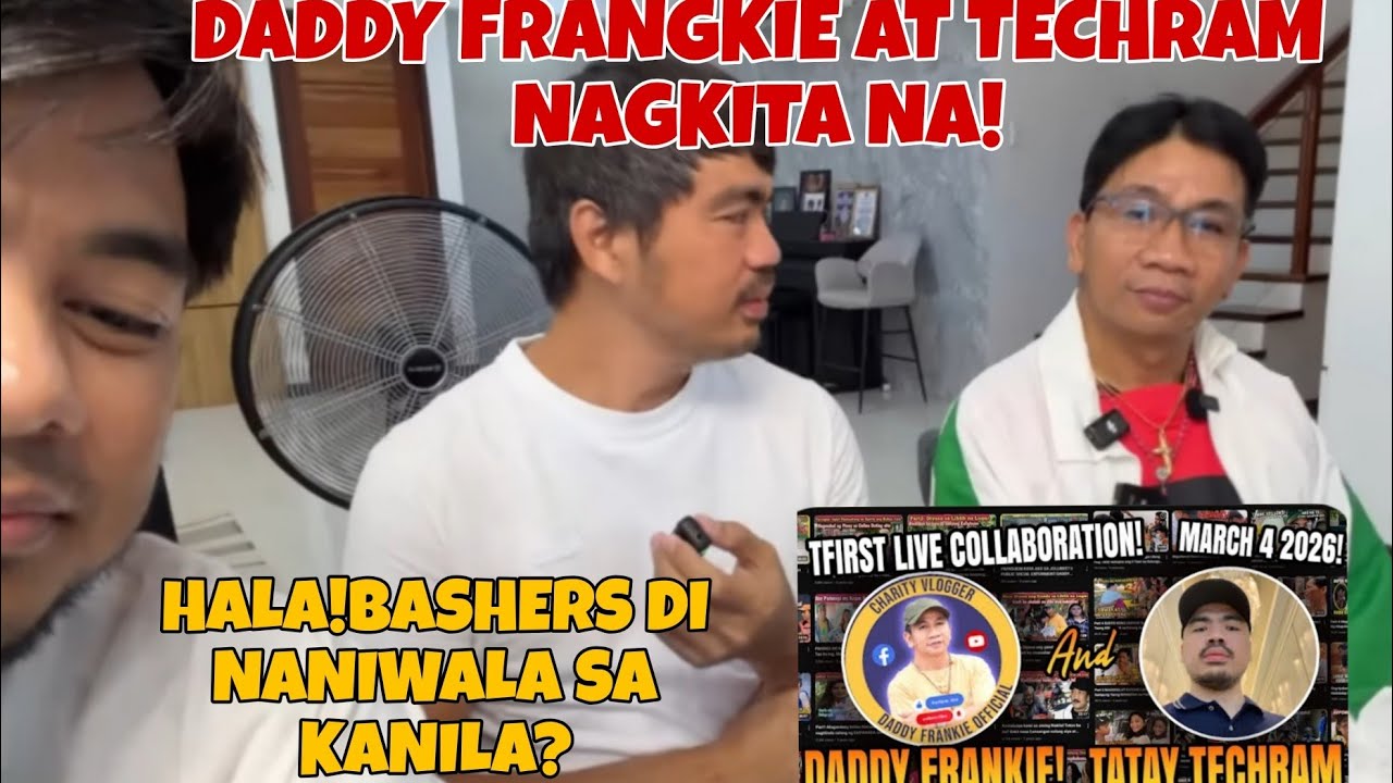DADDY FRANGKIE AT TECHRAM NAGKITA NA!BASHERS NAKAKAPUNA PARIN SA GINAWANG CHARITY NILA?